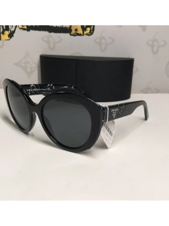 New Prada SPR 01Y 09V-5S0 Women’s Sunglasses – Black Marble main image 11